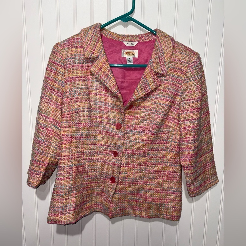 Vintage Multicolor Talbots Blazer| Size 6
